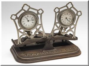 Antique Fattorini & Sons Chess Clock