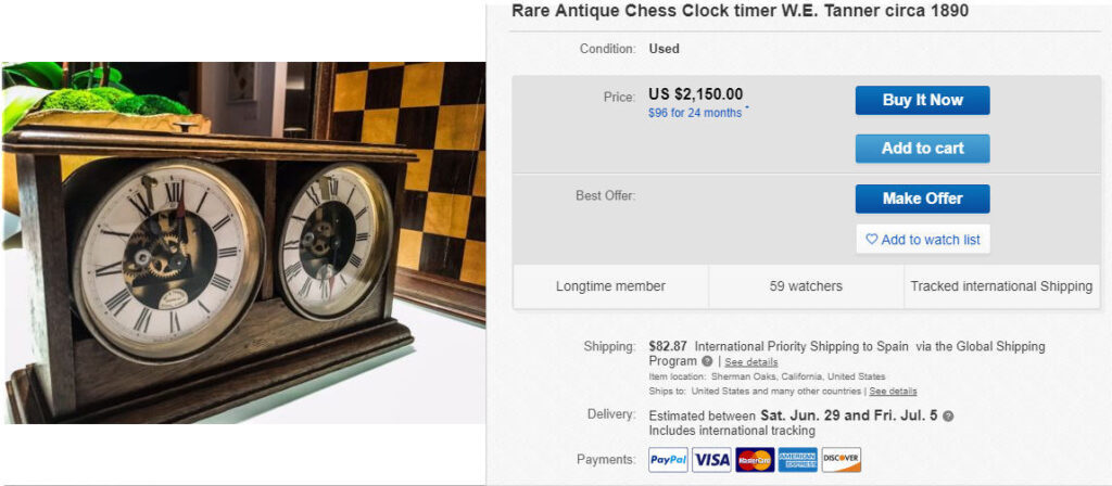 Antique Chess Clock_ The Reliable Chess Timer